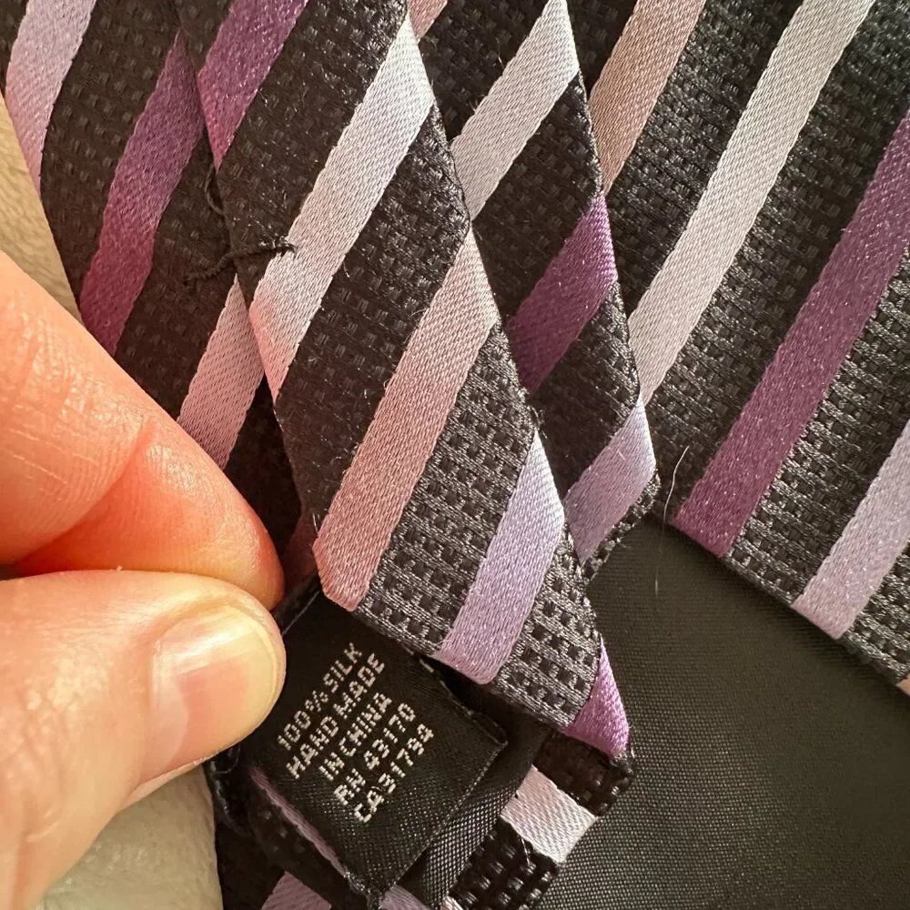 Vintage Silk Tie Lot 3 Mens Designer Neckties Alfani Banana Republic Wembley